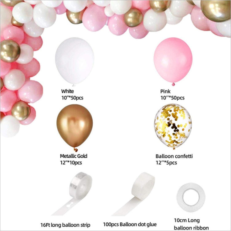 Set decorazioni palloncini rosa per festa compleanno