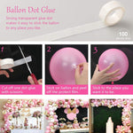 Set decorazioni palloncini rosa per festa compleanno
