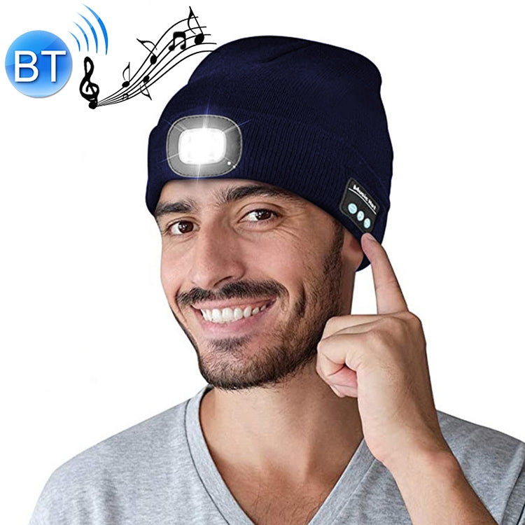 Cappello Bluetooth 5.0 con illuminazione LED per pesca notturna