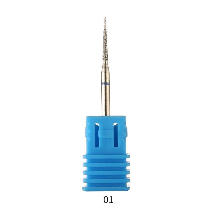 Set 3 teste abrasive in acciaio inox per manicure e pedicure