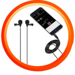 Microfono lavalier doppia testa condensatore per smartphone