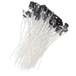 Set 2 stoppini per candele in cotone intrecciato da 15 cm - immagine 2