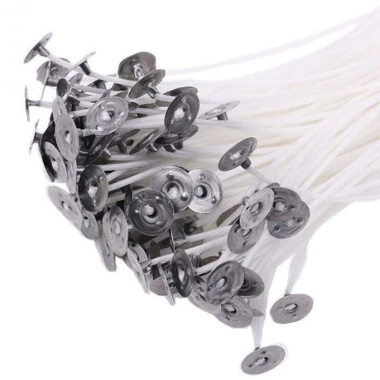Set 2 stoppini per candele in cotone intrecciato da 15 cm - immagine 4