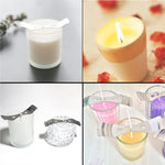 Set 2 stoppini per candele in cotone intrecciato da 15 cm - immagine 5