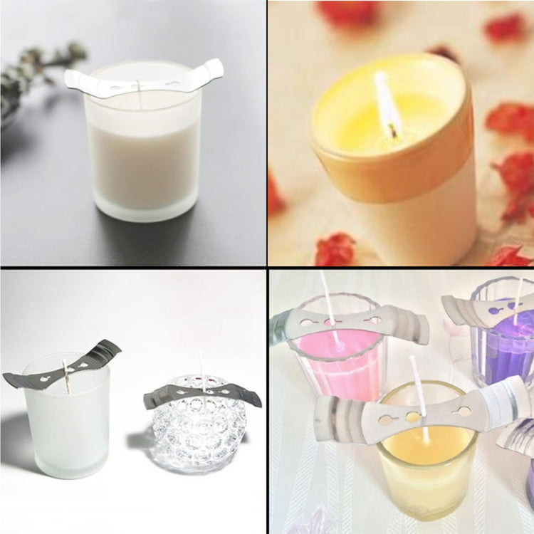 Set 2 stoppini per candele in cotone intrecciato da 15 cm - immagine 5