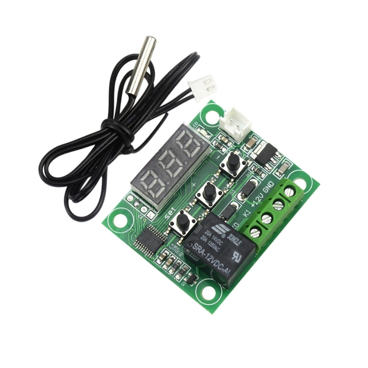 Termostato digitale W1209 12V DC con custodia acrilica