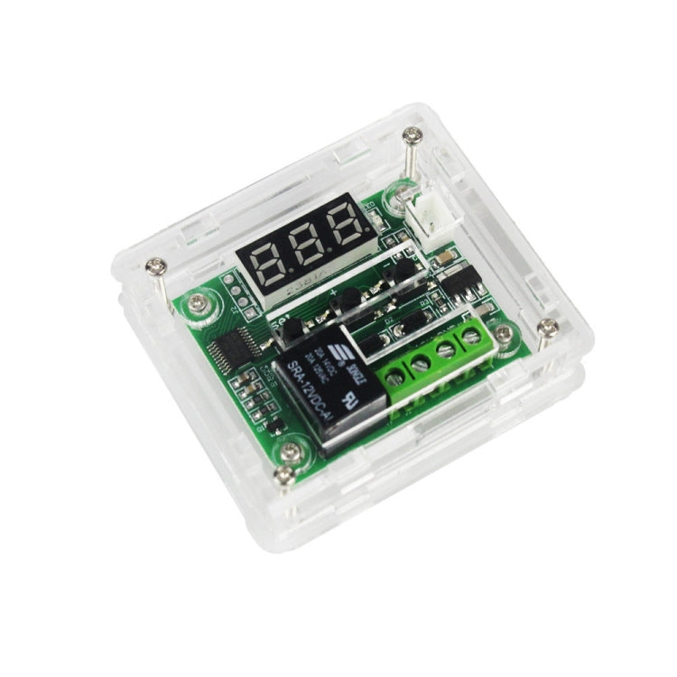 Termostato digitale W1209 12V DC con custodia acrilica - immagine 4