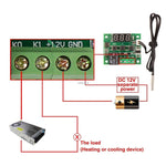 Termostato digitale W1209 12V DC con custodia acrilica - immagine 5