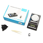 Bilancia elettronica portatile precisione 0,001g fino 100g