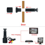 Telecamera analogica 800TVL CVBS per visore porta - immagine 5