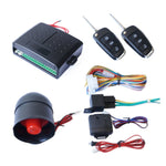 Allarme auto universale 12V con suono e luce e doppio telecomando