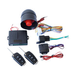 Allarme auto universale 12V con suono e luce e doppio telecomando