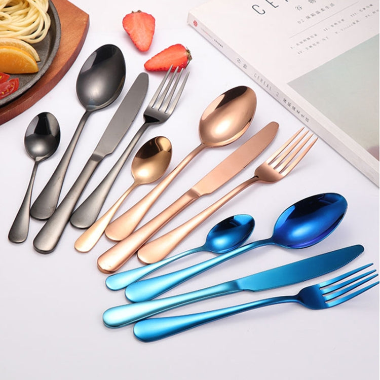 Set posate da bistecca 24 pezzi in acciaio inox