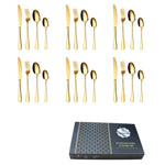 Set posate da bistecca 24 pezzi in acciaio inox
