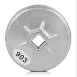 Chiave rimozione filtro olio 74 mm 14 flauto per auto