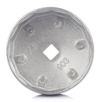 Chiave rimozione filtro olio 74 mm 14 flauto per auto