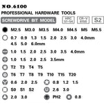 Cacciavite Phillips S2 60 in 1 per riparazioni elettroniche