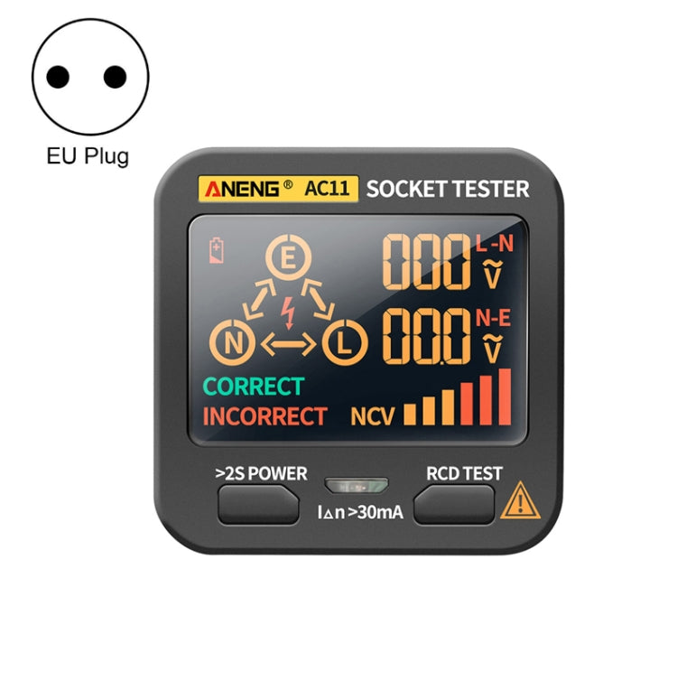 ANENG AC11 Tester digitale per presa e filo di terra