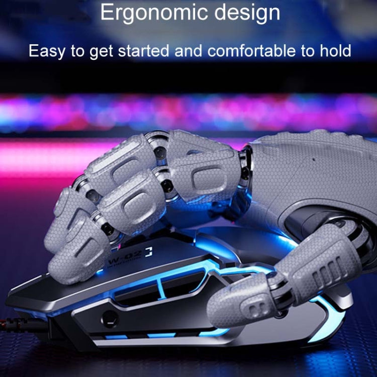 Mouse cablato Inphic PW2 4000 DPI 6 tasti programmabili