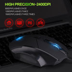 Mouse cablato gaming Inphic PW1 con illuminazione RGB