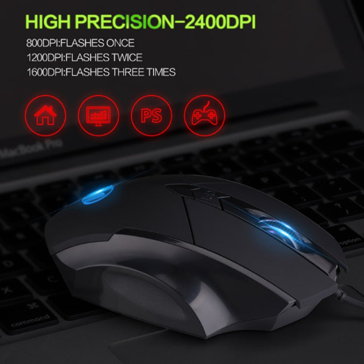 Mouse cablato gaming Inphic PW1 con illuminazione RGB