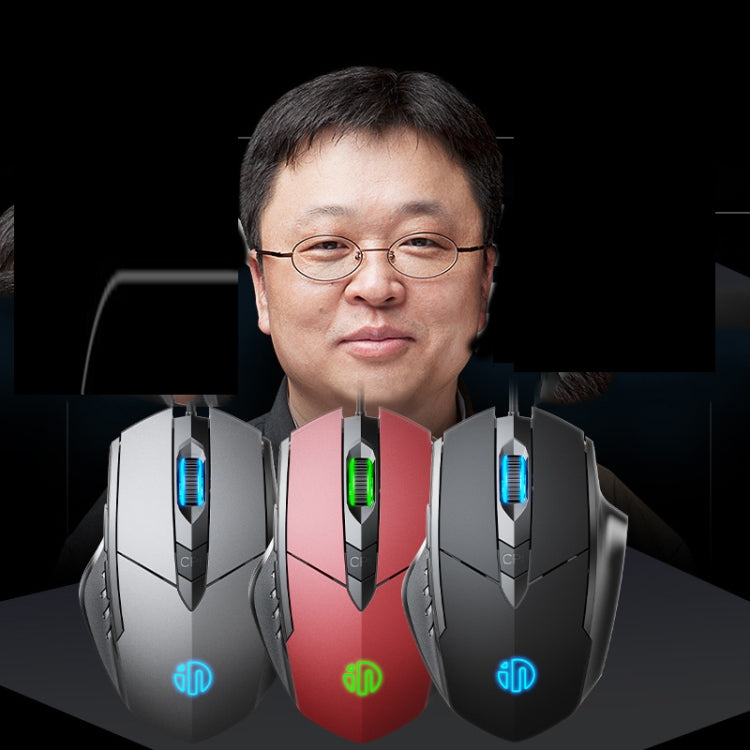 Mouse cablato gaming Inphic PW1 con illuminazione RGB