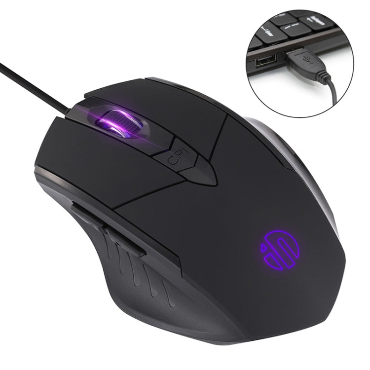 Mouse cablato gaming Inphic PW1 con illuminazione RGB