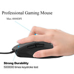 Mouse cablato gaming Inphic PW1 con illuminazione RGB