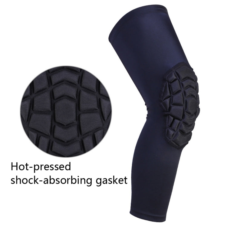 Ginocchiere sportive a nido d'ape in lycra per sport outdoor