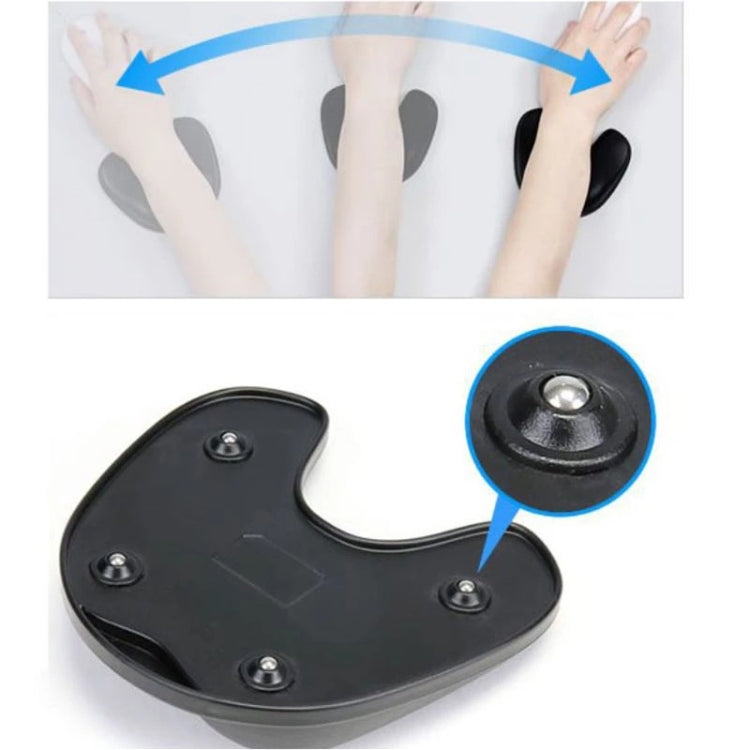 Poggiapolsi in silicone con memory foam e sfere in acciaio