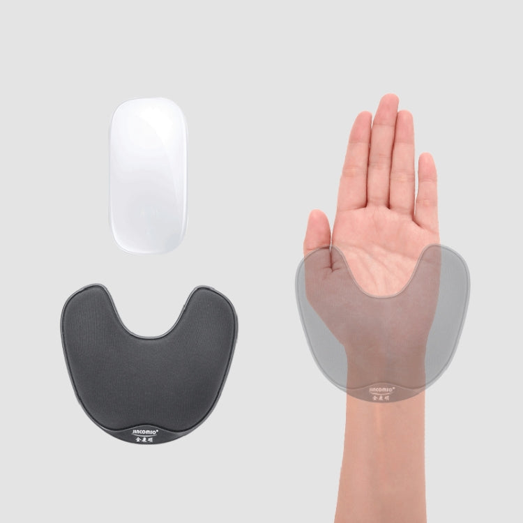 Poggiapolsi in silicone con memory foam e sfere in acciaio