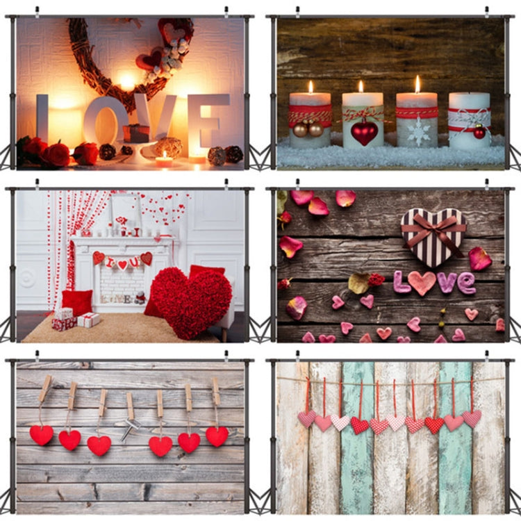 Panno di sfondo per fotografia di personalità di San Valentino da 2,1 x 1,5 m