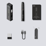Inphic PL1 Puntatore wireless Penna con telecomando laser Penna a vibrazione PPT per ufficio Proiezione multimediale Penna laser rossa, Battery Black, Battery White, Charging Clack, Charging White