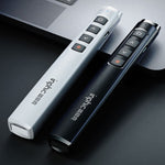 Inphic PL1 Puntatore wireless Penna con telecomando laser Penna a vibrazione PPT per ufficio Proiezione multimediale Penna laser rossa, Battery Black, Battery White, Charging Clack, Charging White