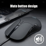 Mouse cablato da gioco Inphic PB1 con macro e luce