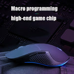 Mouse cablato da gioco Inphic PB1 con macro e luce