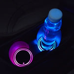 Sottobicchiere luminoso auto con ricarica USB 2 pezzi