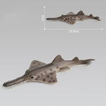 3 ornamenti animali marini in plastica 15cm