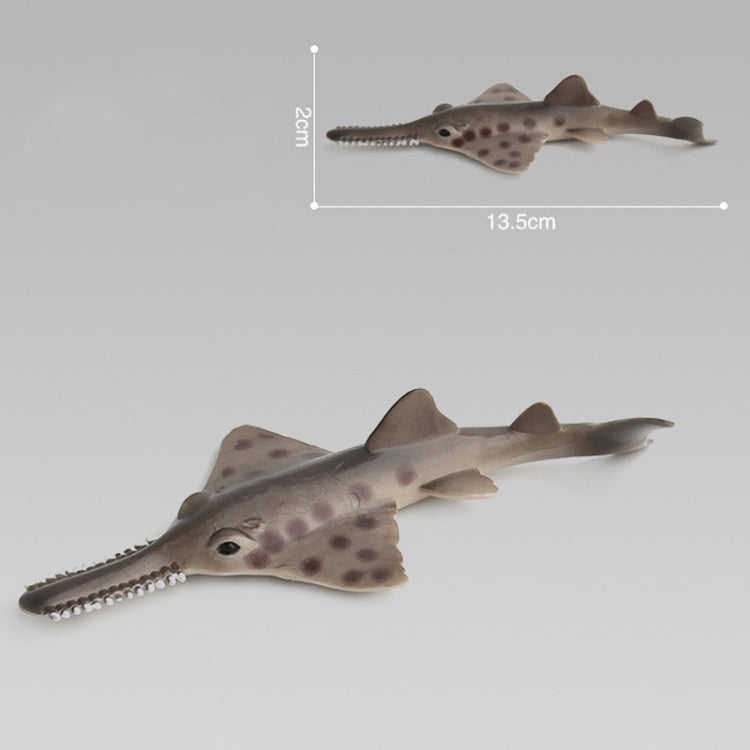 3 ornamenti animali marini in plastica 15cm