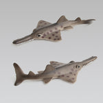 3 ornamenti animali marini in plastica 15cm
