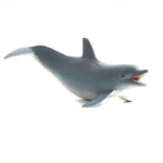 3 ornamenti animali marini in plastica 15cm