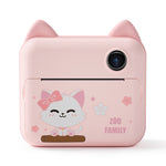 Mini fotocamera digitale per bambini con doppia lente 1200W