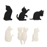 Set 2 Cat Drinks Segna Bicchieri in Silicone 6 pezzi