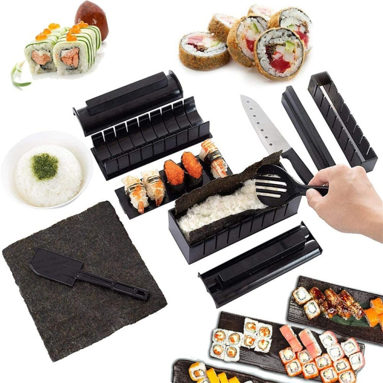 Stampo per sushi 11 in 1 con coltello in plastica HIPS