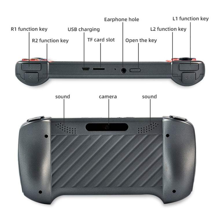 X19 Plus Console di gioco portatile 5,1" 8GB espandibile