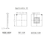 Socket di test SD EMMC153 EMMC169 per recupero dati - immagine 5