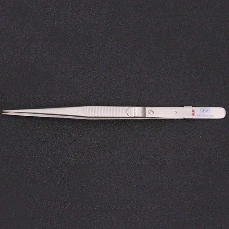 Pinzette antiscivolo in acciaio inox per gioielli 16,3 cm