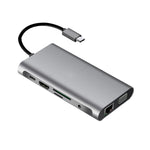 Docking station USB-C 10 in 1 con ricarica rapida PD 65W