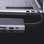 Docking station USB-C 10 in 1 con ricarica rapida PD 65W