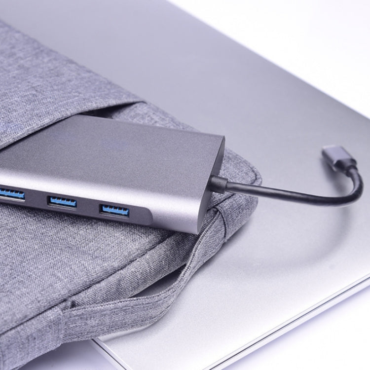 Docking station USB-C 10 in 1 con ricarica rapida PD 65W